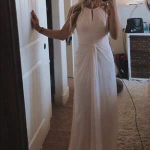 Petal pink bridesmaids / prom dress